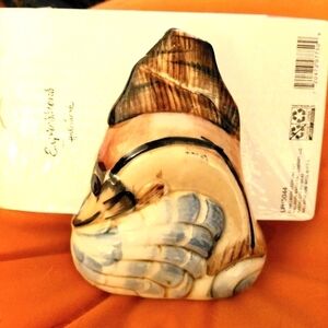 Vintage* Glazed Ceramic Swan Napkin/Envelope Holder